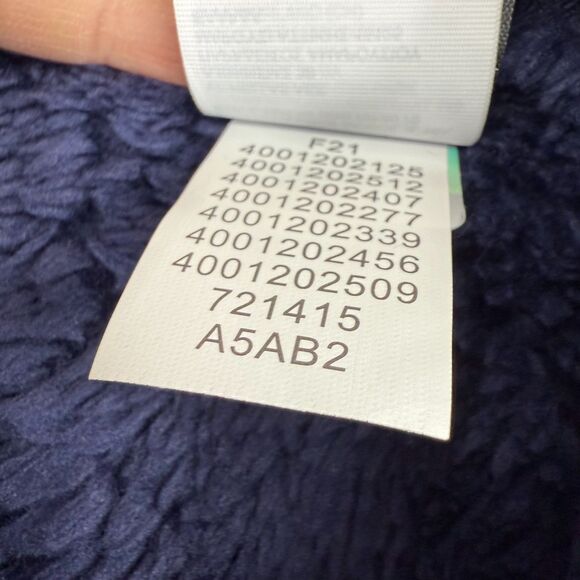 North Face Coat sz 3-6 Months infant Reversible Fleece Blue mt chimbo winter - Picture 7 of 12